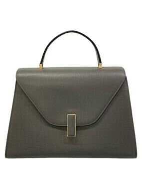 Valextra Iside Maxi Dark Gray Calf Skin #278429V24B